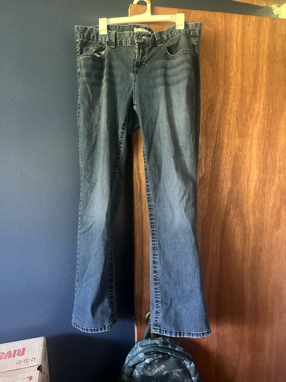 Maurices Women's Dark Blue Boot Cut Jeans